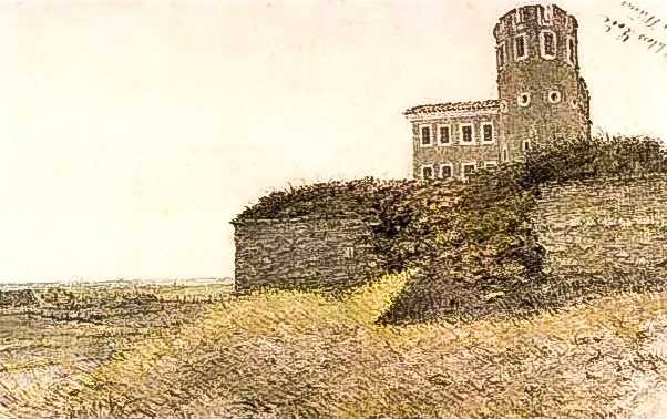 Lohde loss Carl Buddeus kriidijoonistus. Eesti Ajaloomuuseum​