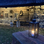 Advendiküünla süütamine Viimsi vabaõhumuseumis